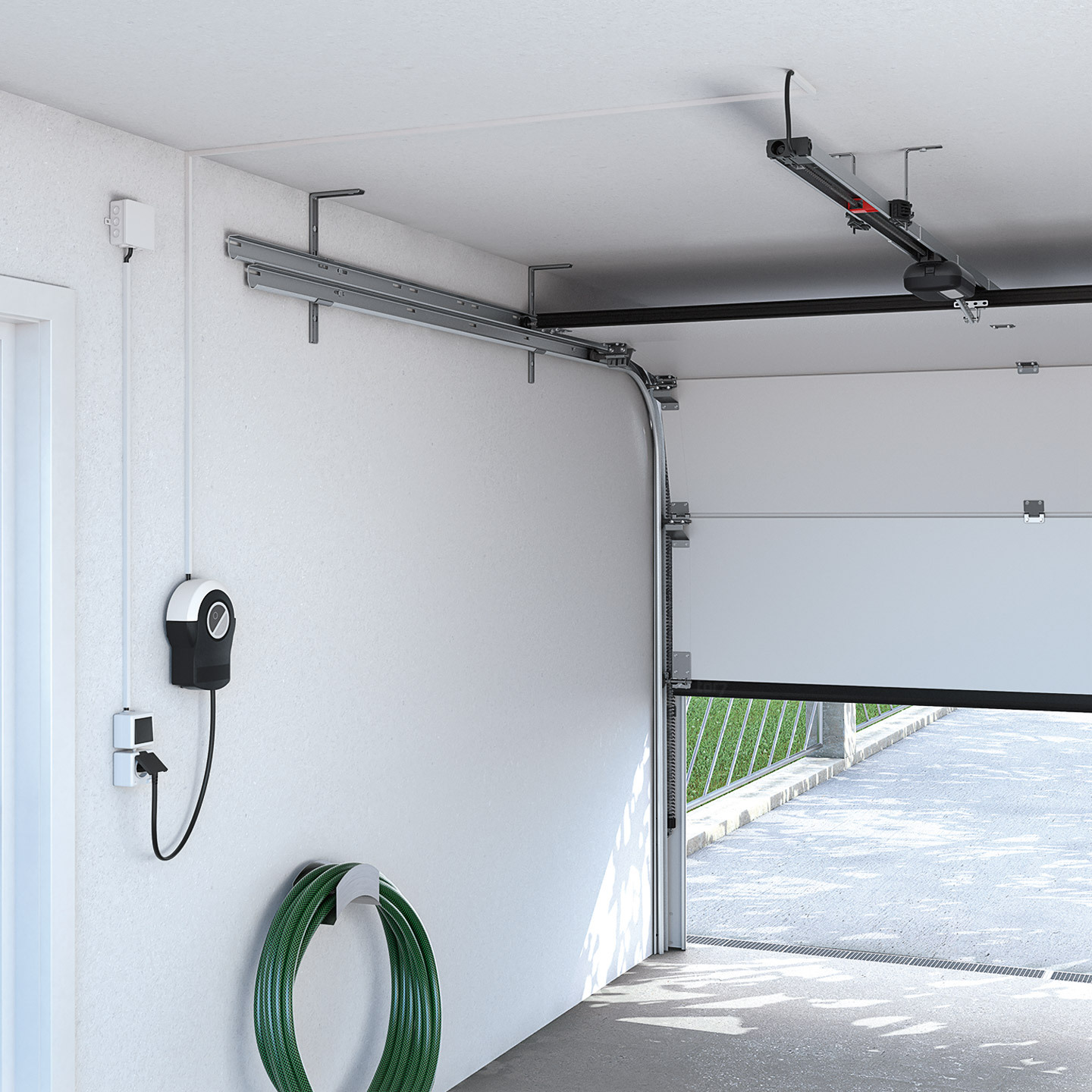 Garage door opener installation and smart control
